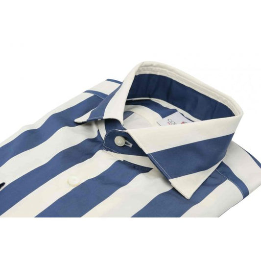 Fine Cotton- Blue and White